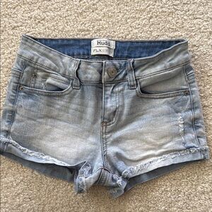 Mudd Blue Jean Shorts Distressed Cut-Off Style